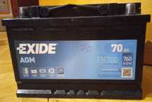 АКБ EXIDE EK700 Start-Stop 70 Ah - новый AGM аккумулятор 70 Ач