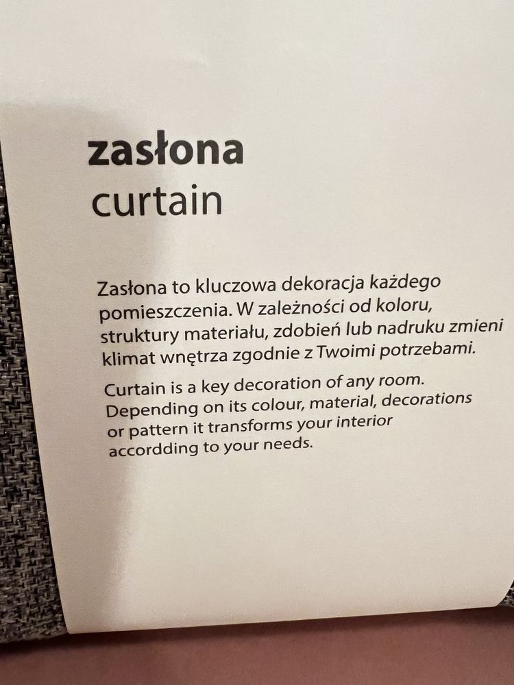 Home &You zasłony 140/250 .Nowe !