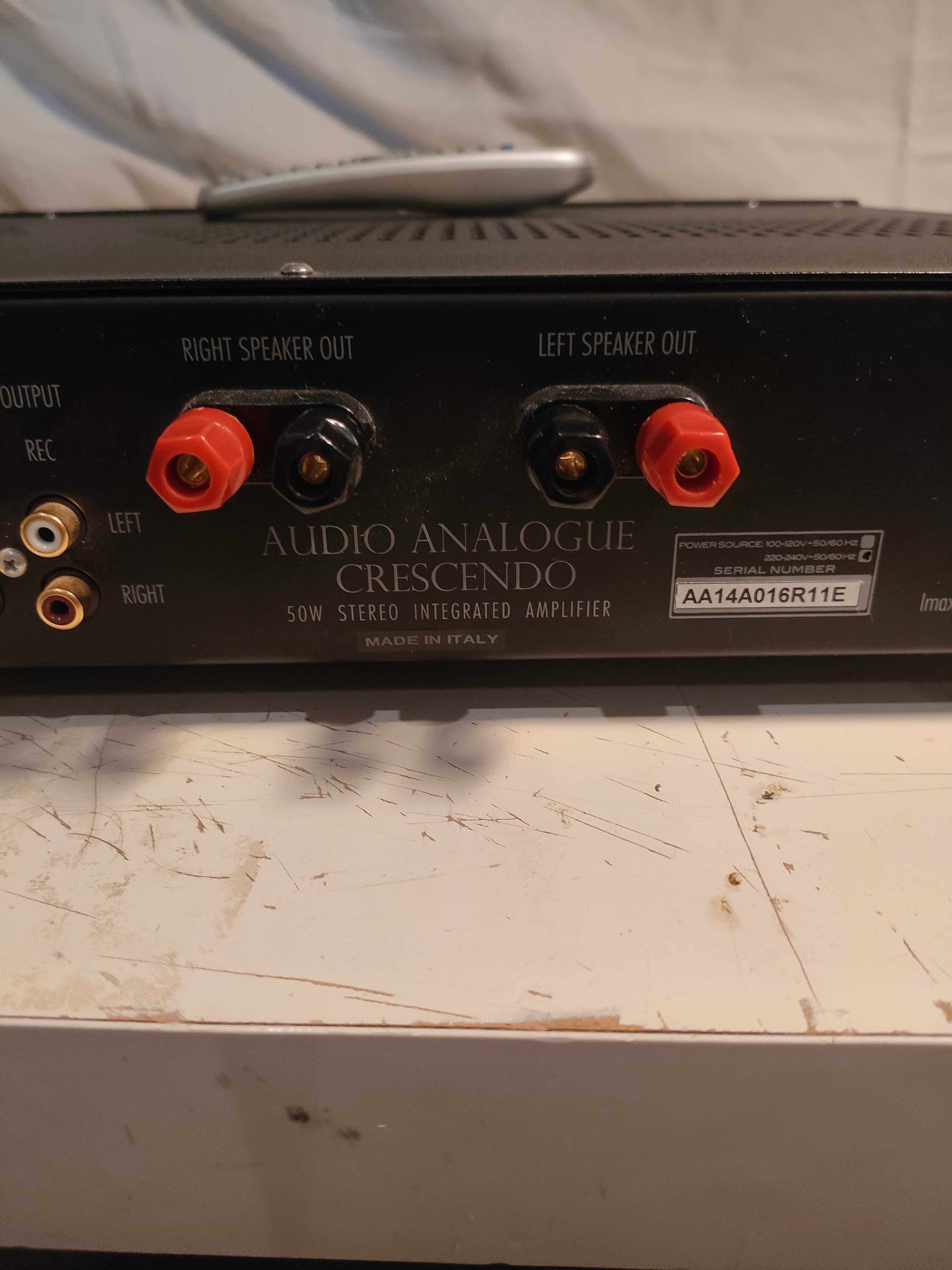 Wzmacniacz Audio analogue crescendo