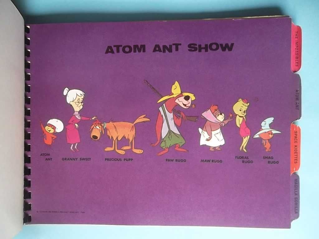 ULTRA RARO - Hanna Barbera Characters - 1966 - Screen Gems
