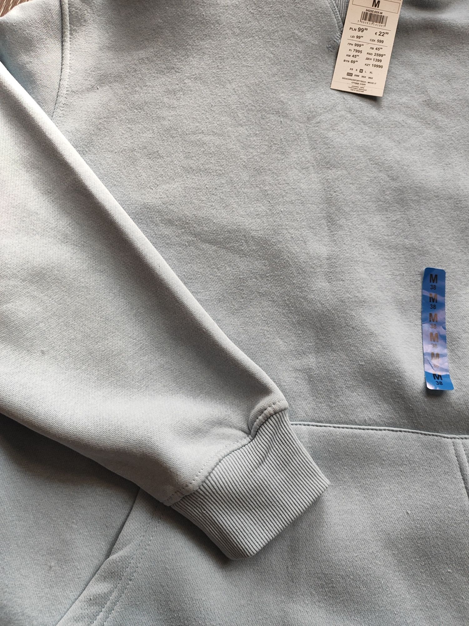 NOWA Cropp Bluza Damska Z Kapturem Kangurka