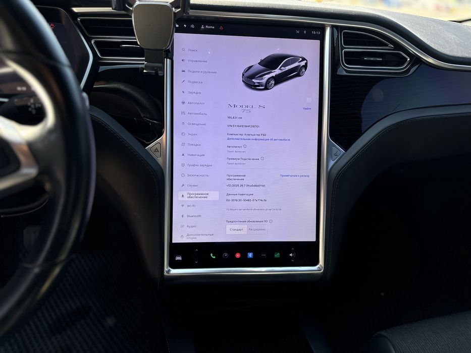 Tesla model s RWD рестайл intel