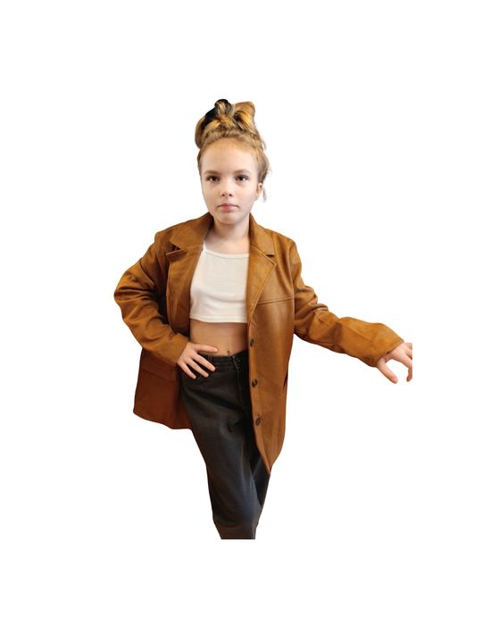 Zamszowa kurtka damska