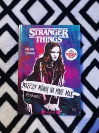 "Książka Stranger things, wszyscy mówią na mnie  max