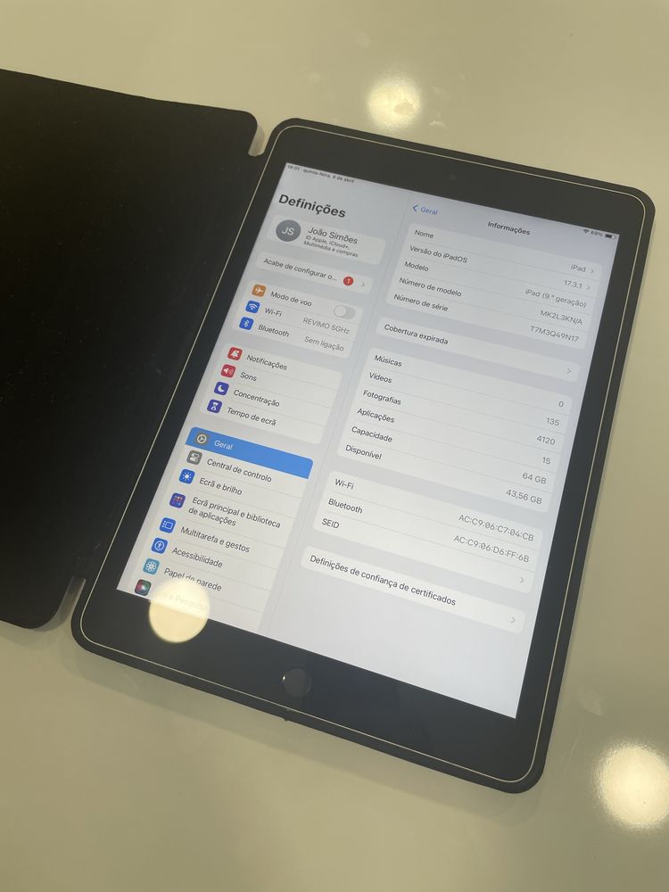 iPad 9Th Gen 2021 - 64GB