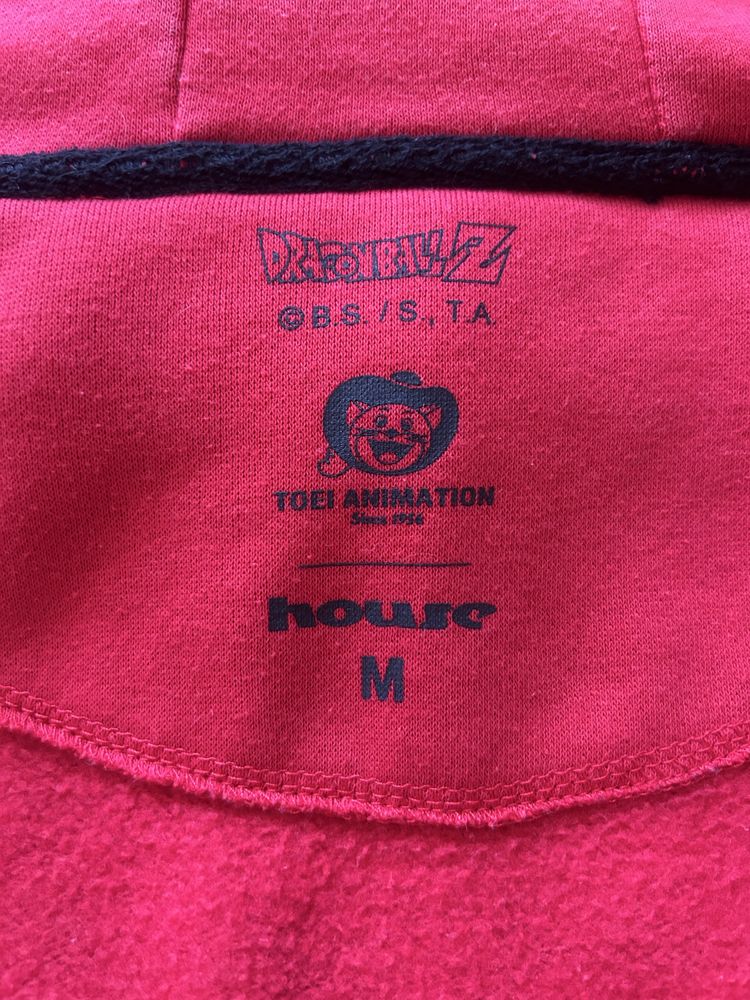 House czerwona bluza na zamek r. M