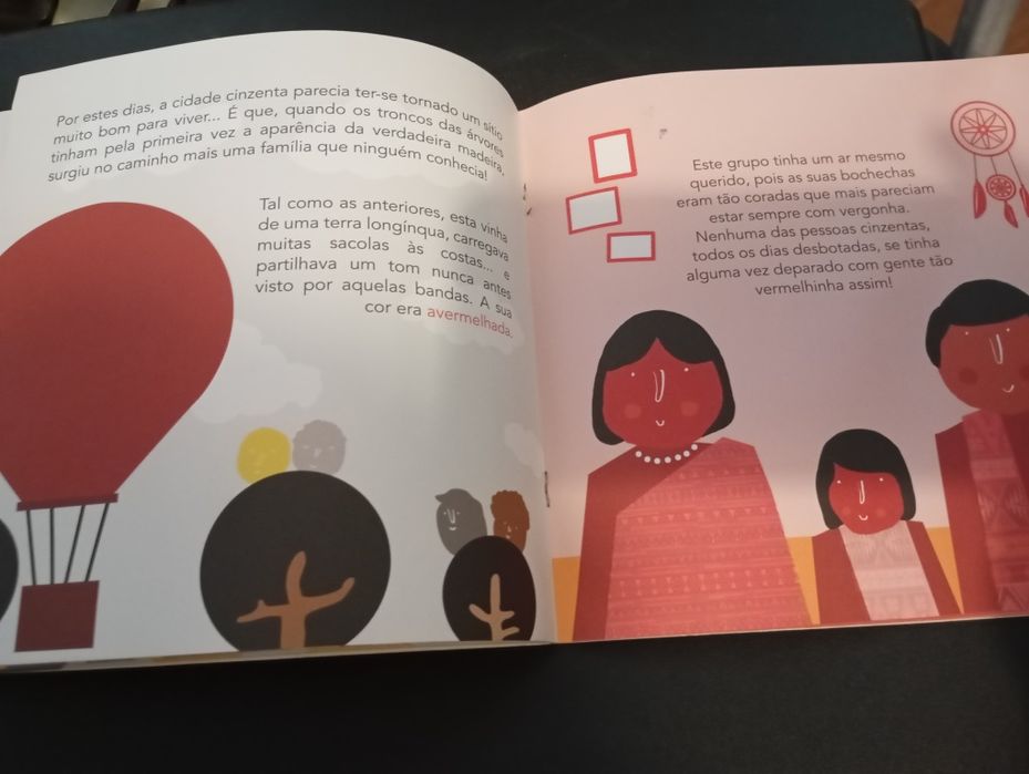 Livro " As cores da cidade cinzenta"