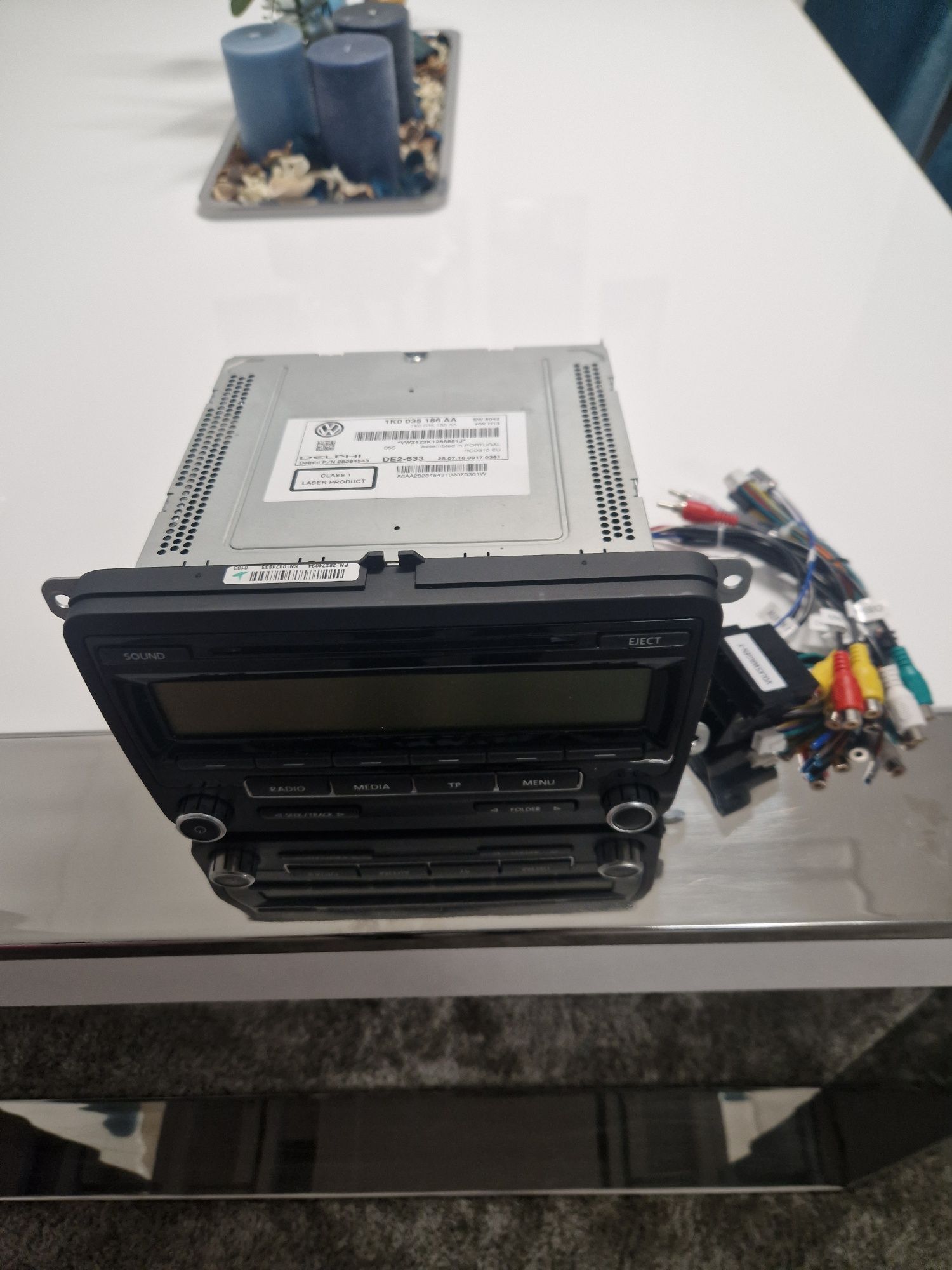 Rádio original Golf 6