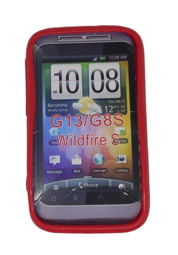 Etui Jelly Case do HTC Wildfire S Red