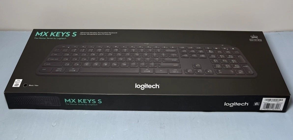 Клавіатура Logitech MX Keys S full Ansi US Black