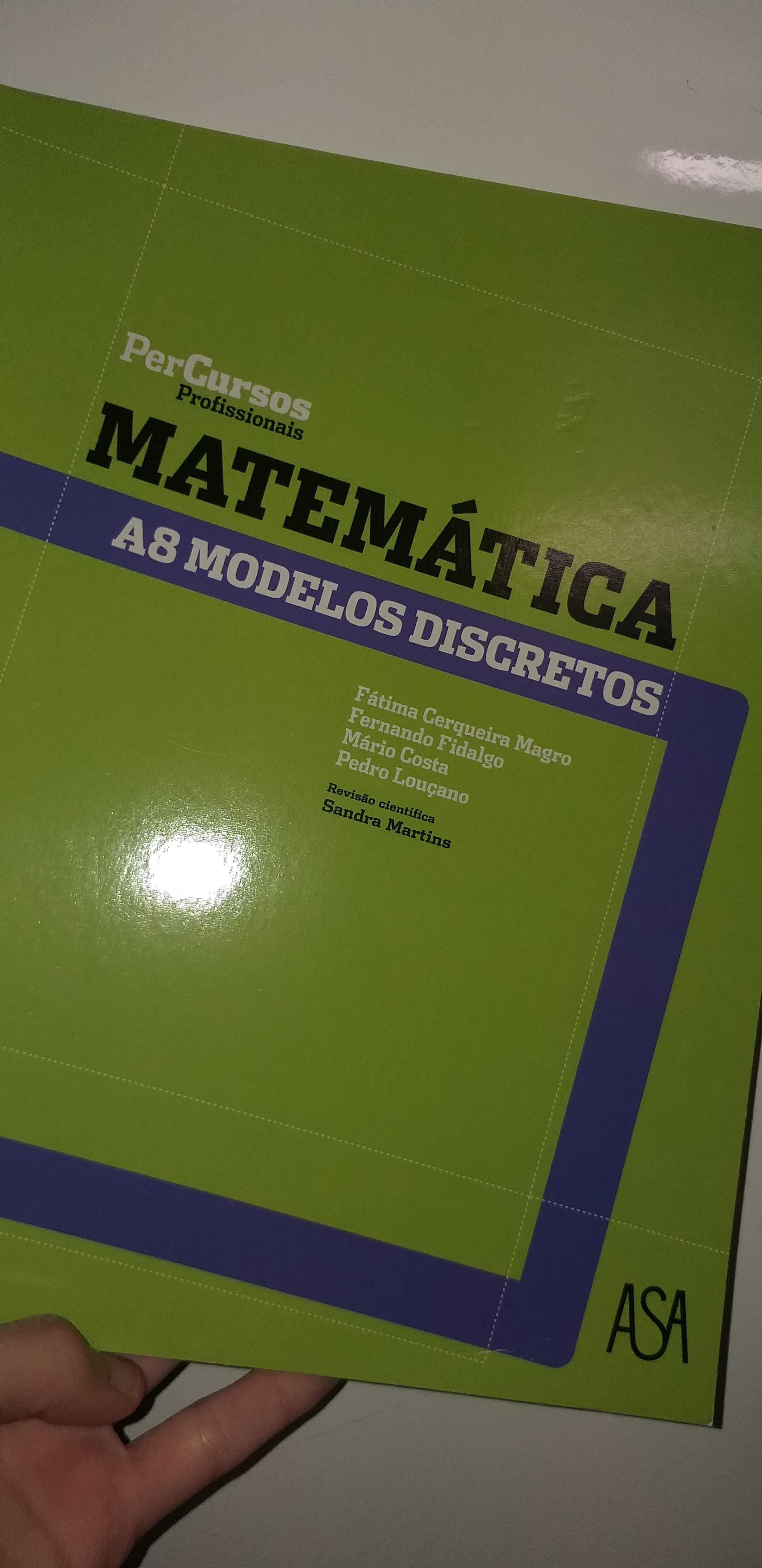 Manual escolar Matemática A8 (Modelos Discretos)