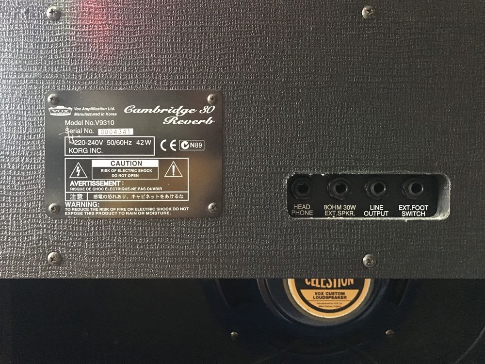 VOX piec głosnik gitarowy