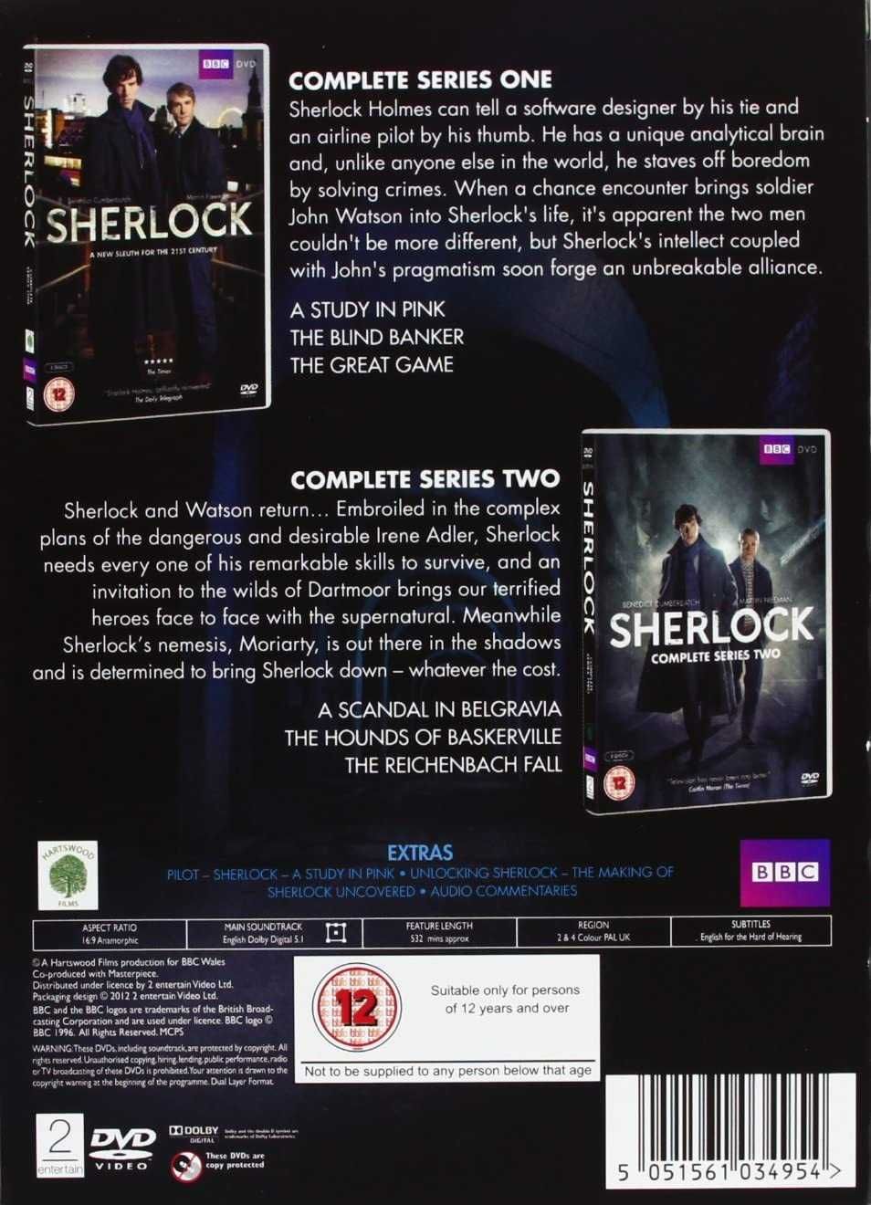 Компакт-диск Sherlock Complete Series One & Two