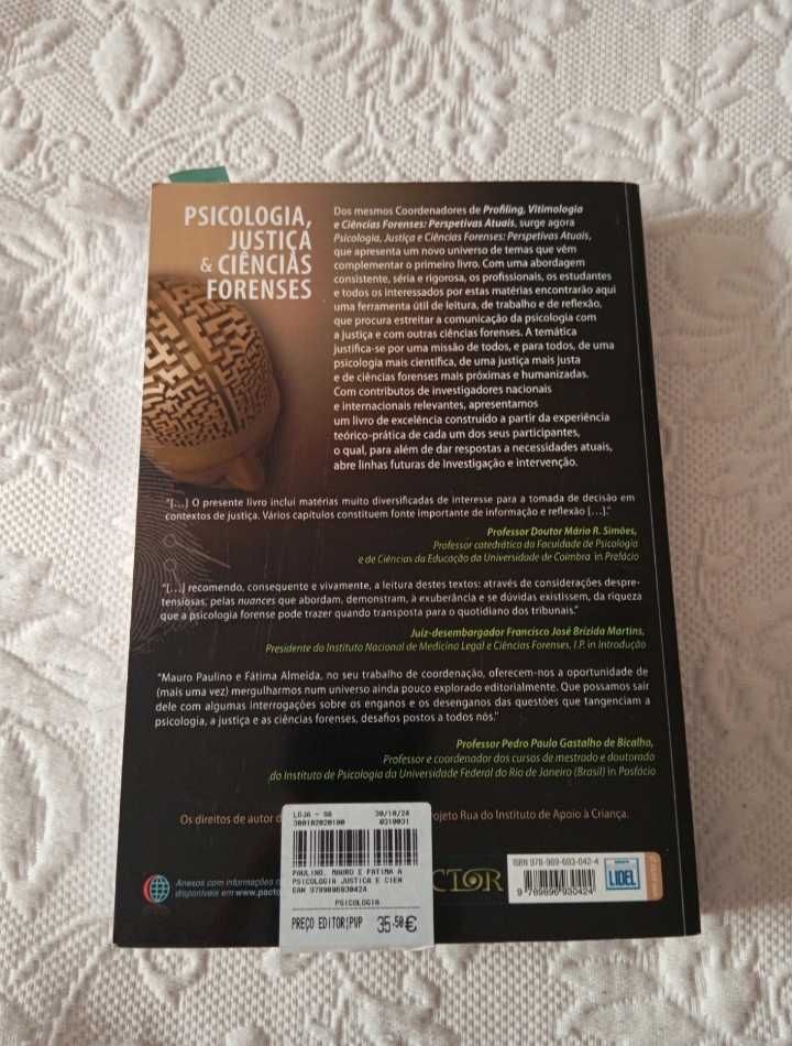 Psicologia, justiça & ciências forenses