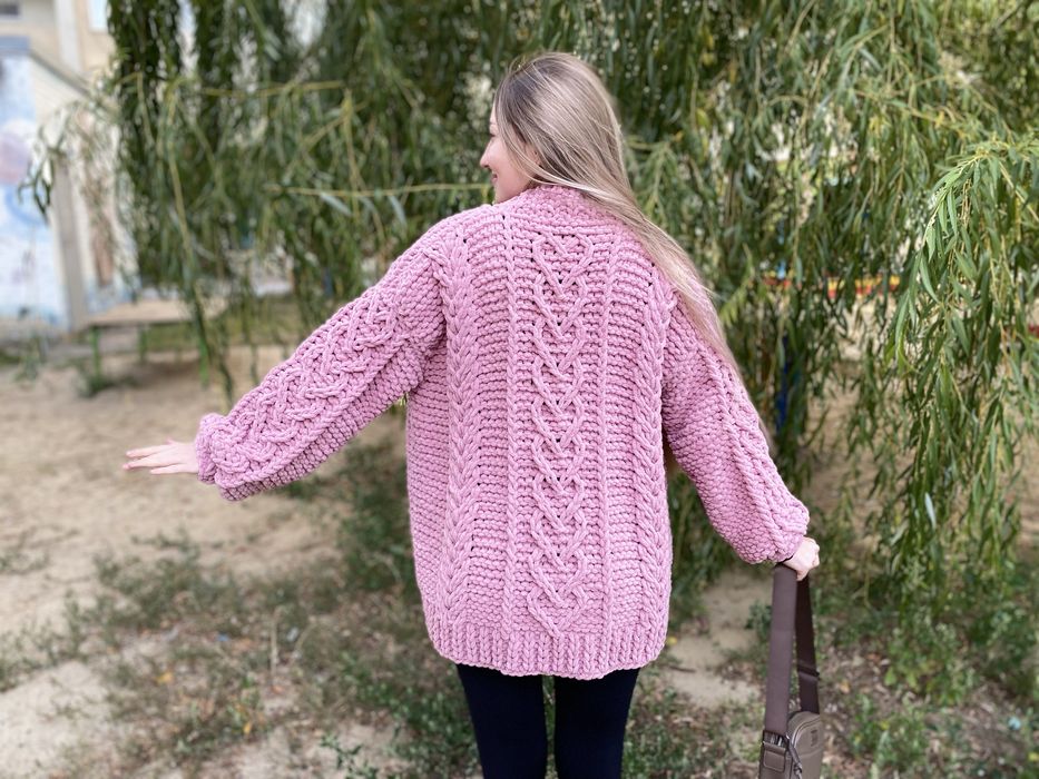 Кардиган плюшевий пуффі