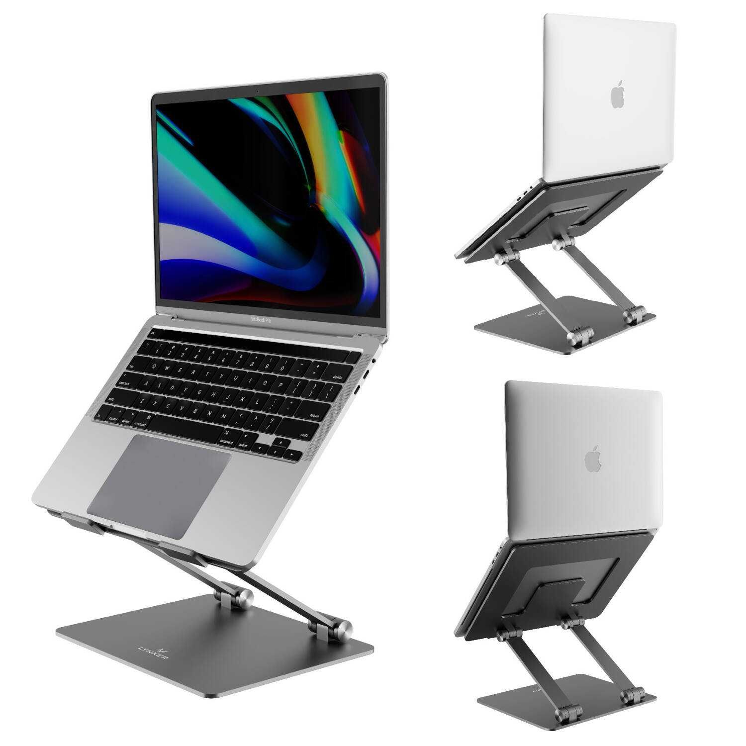 Podstawka pod laptopa BHP - LYNXER Kolor: Space Grey - ergonomiczna