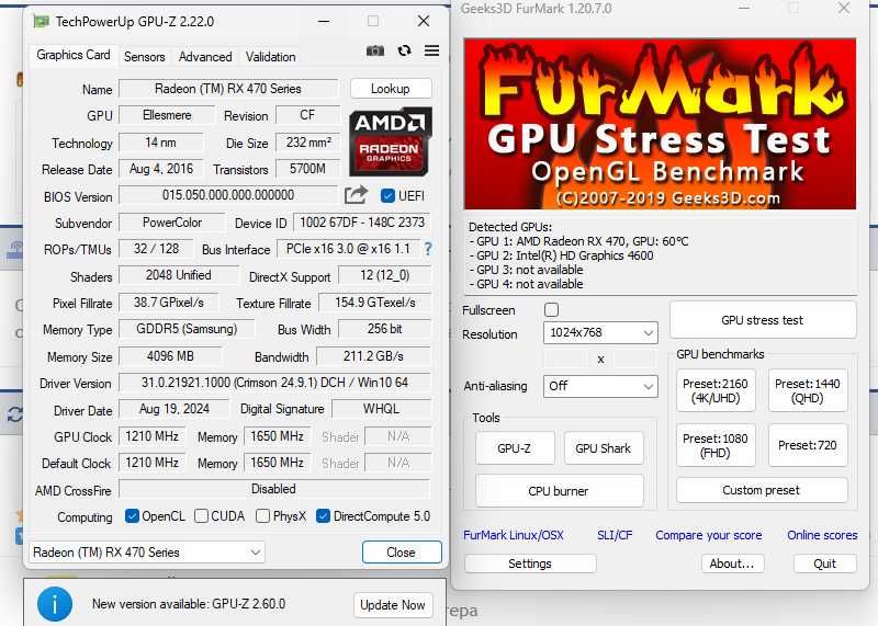 Видеокарта RX 470 4 GB PowerColor