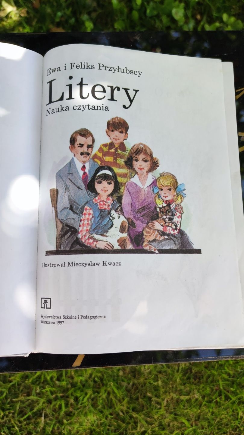 Litery nauka czytania Przyłubscy 1997 r.