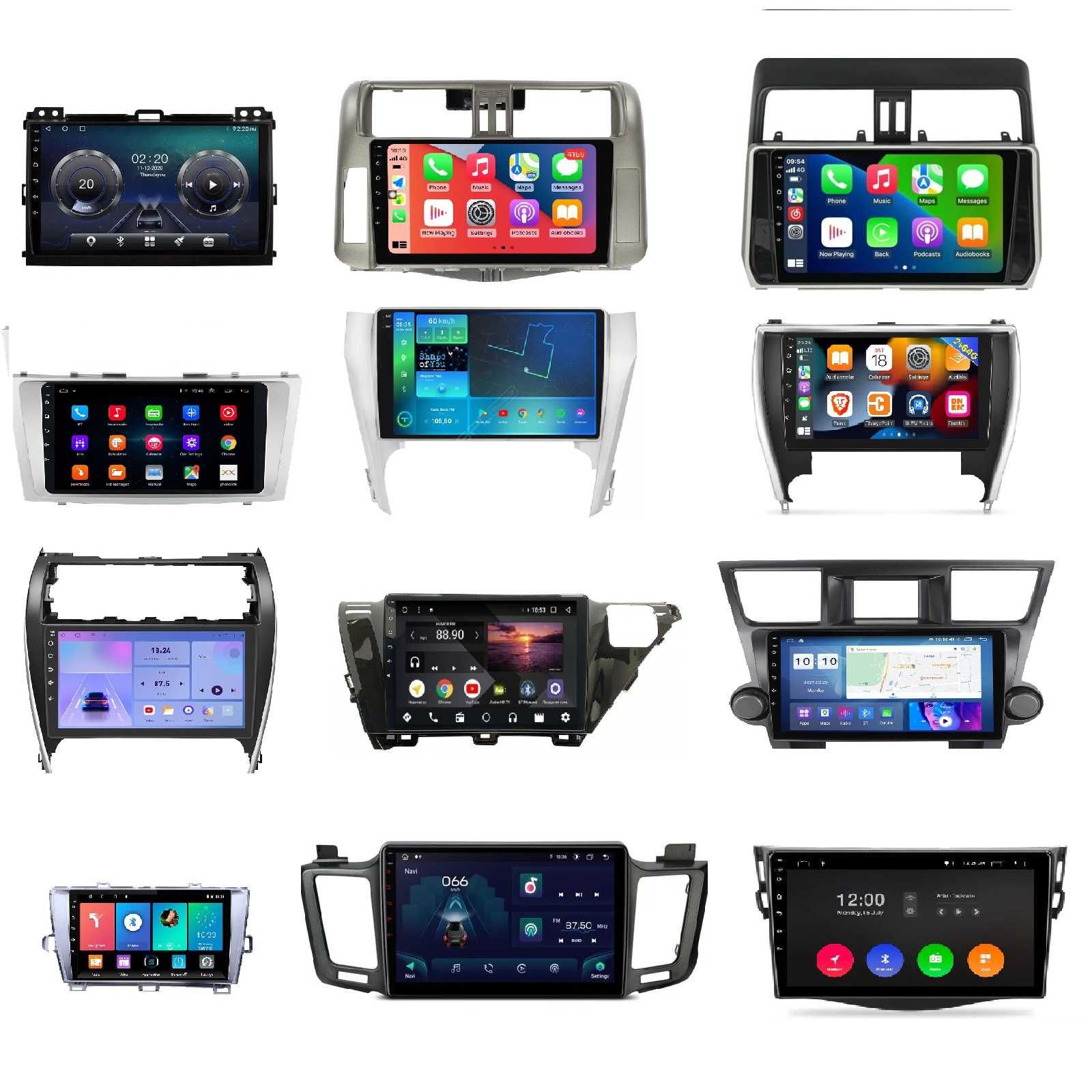 Магнітоли Toyota  Prado Highlande Auris Corola RAV4 Camry Prius Hilux
