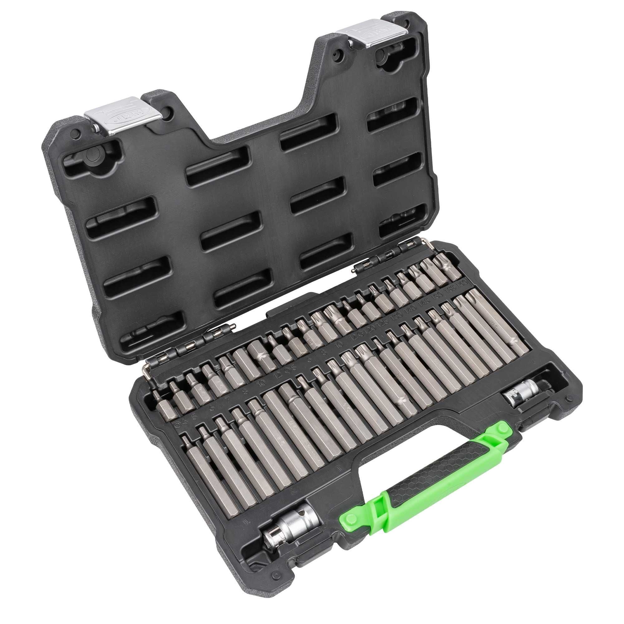 Jogo de Bits 42 peças hexagonal, xzn e torx