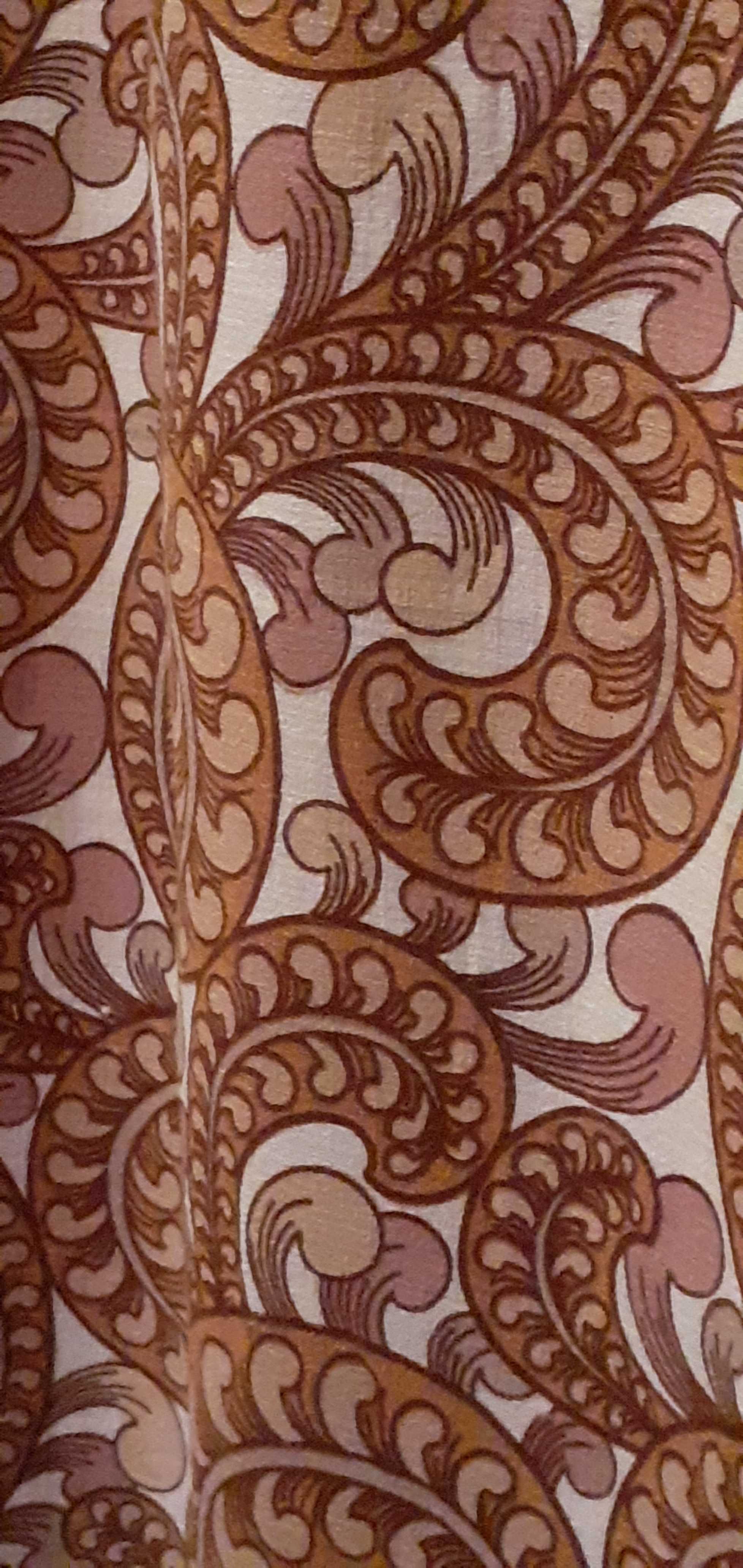 Zasłony długie bawełniane wzór Paisley 1 kpl-100zł 2 kpl - 190zł