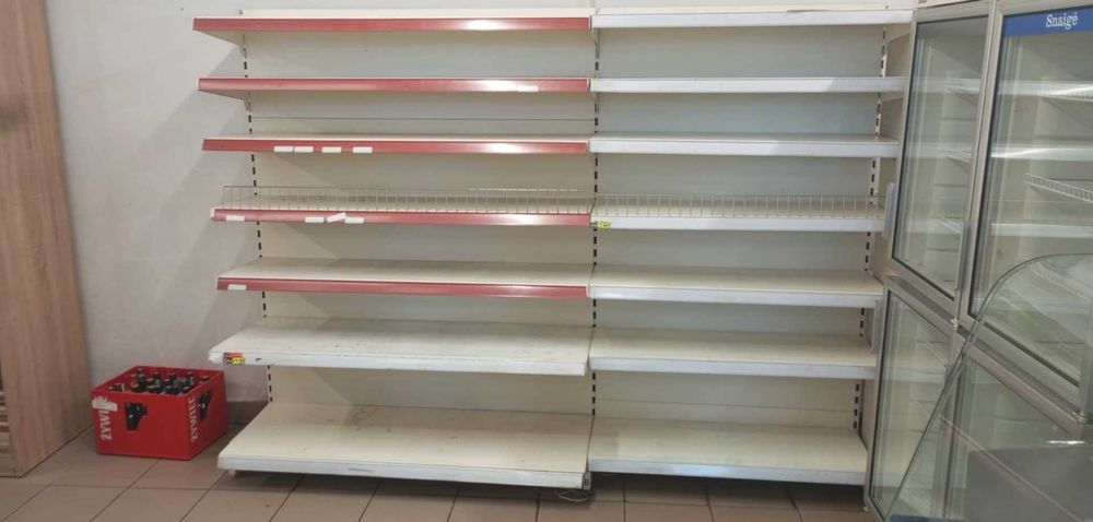 Lada chłodnicza witryna chłodnia regał lodówka sklep regał na pieczywo