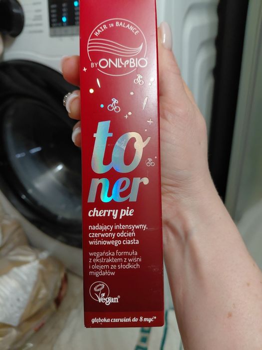 Toner onlybio cherry pie głęboka czerwień NOWE