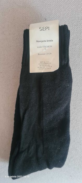 Skarpety letnie wojskowe rozm. 25-26