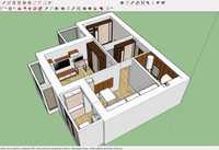 Модель квартир, каркасників в SketchUp, прорахунок замовлень у Віяр