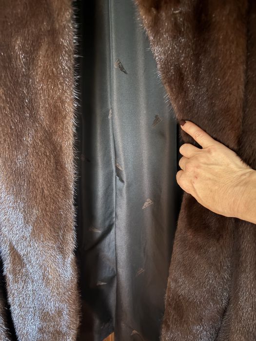 Casaco de vison genuino