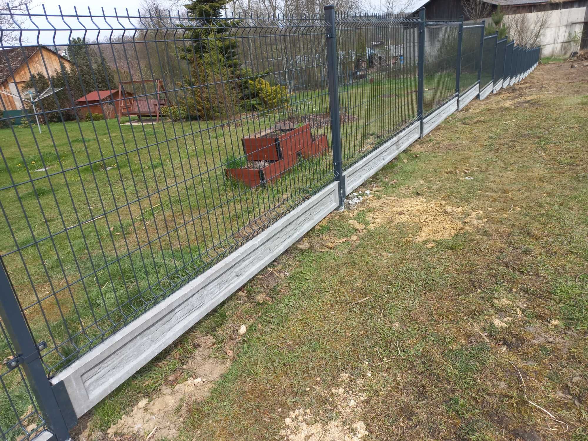 Furtki panel palisada dostępne od ręki łączniki słupki obejmy