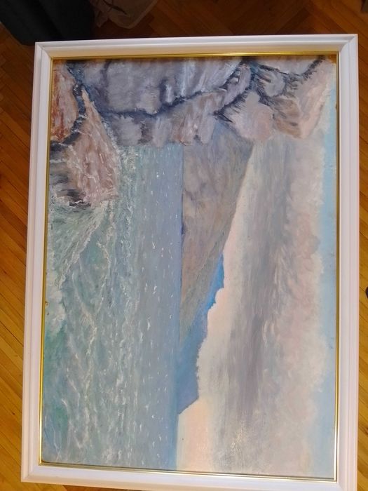 Продам картину маслом на картоне.  Авторская работа.   905*665