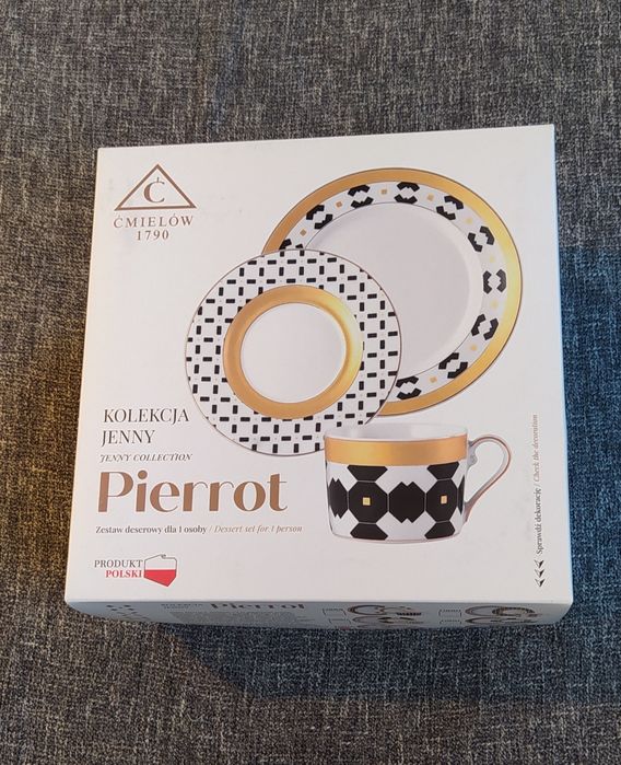 Zestaw deserowy Ćmielów Pierrot