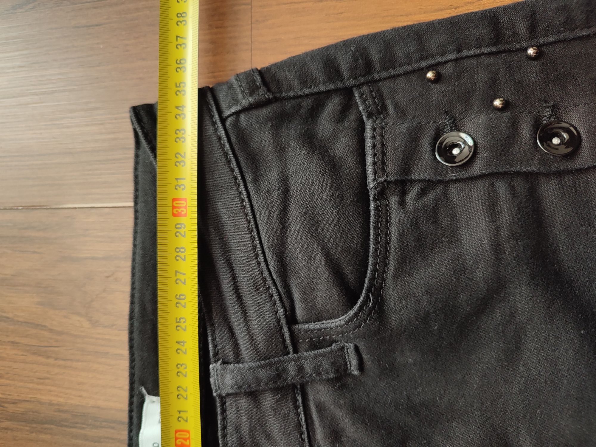 Spodnie jeansowe Reserved 36 czarne