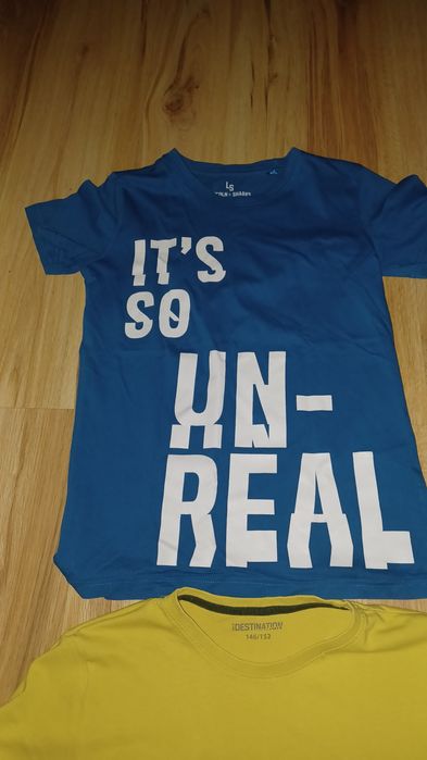 Koszulki T-shirty r. 146/152 2 sztukii
