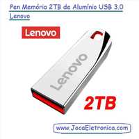 Pen Memória 2TB de Alumínio USB 3.0 Lenovo