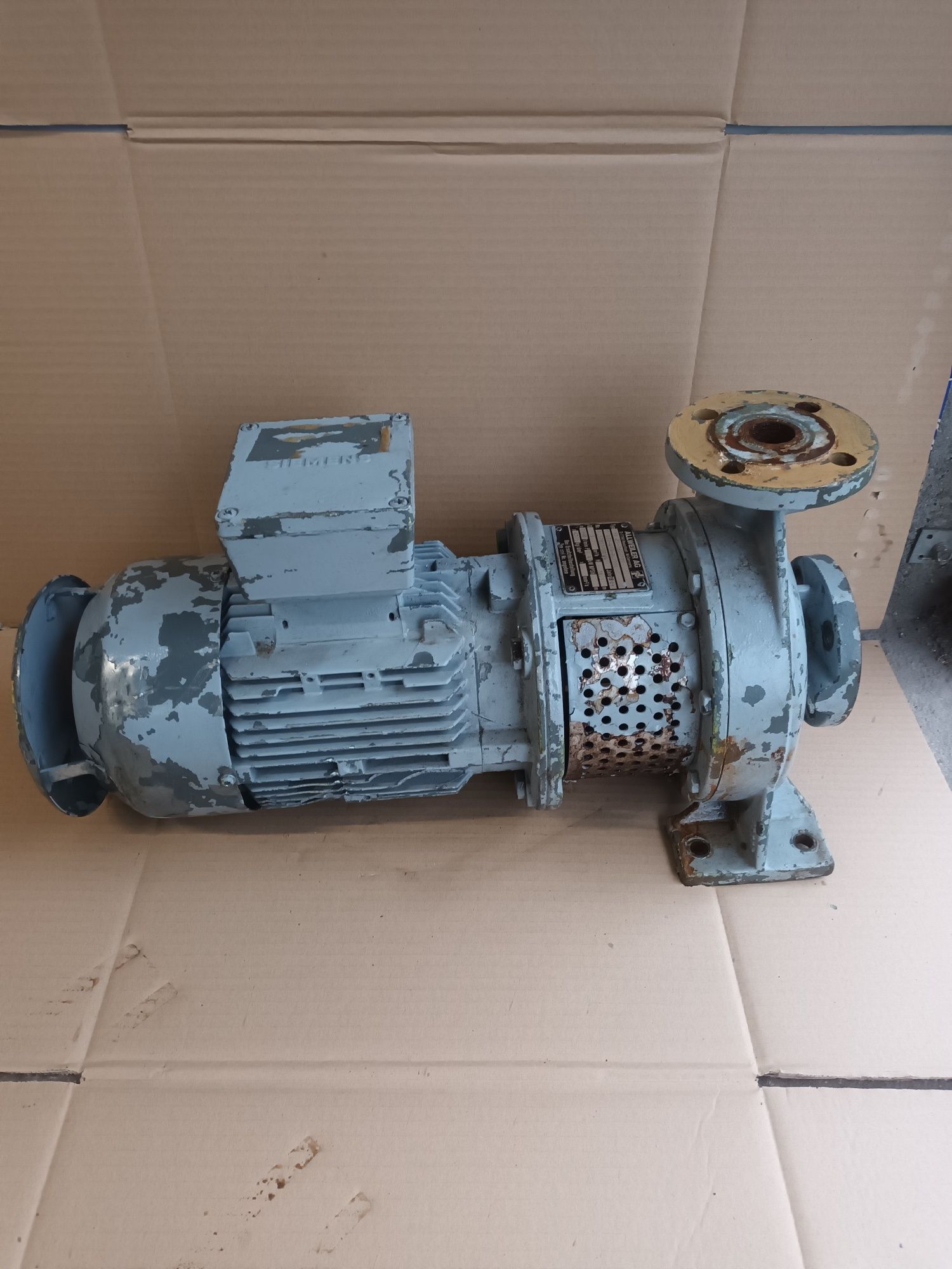 Pompa wody ALLWEILER 1,3kW. SIEMENS.