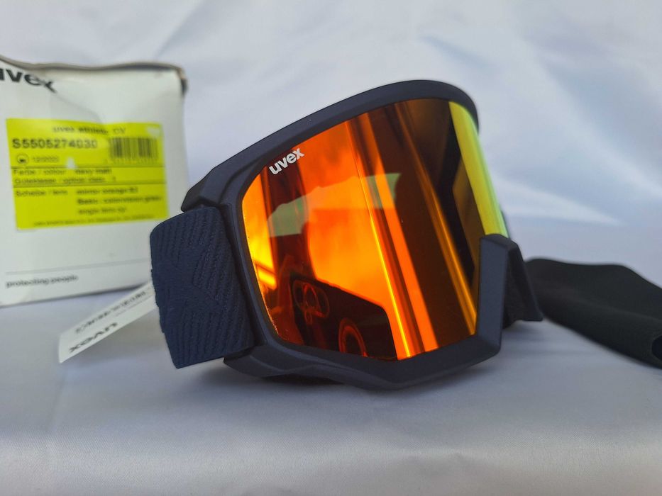 Gogle narciarskie Uvex Athletic CV Navy Mat S2