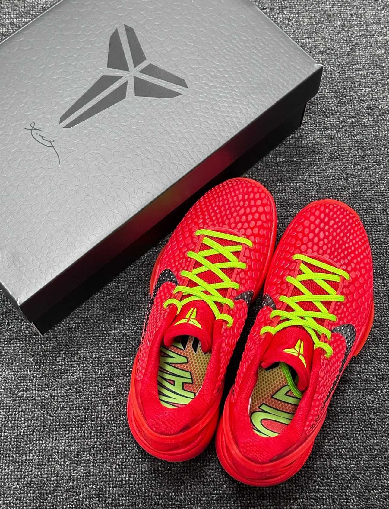 Nike Kobe 6 Protro Reverse Grinch R.45.5