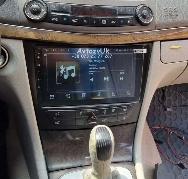 Android 14 Mercedes Benz w211 E-Class CLK CLS 2 дин CarPlay Магнитола