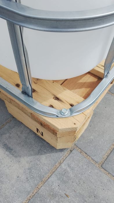 Zbiornik na deszczówkę wodę paliwo 1000l czyste TRANSPORT