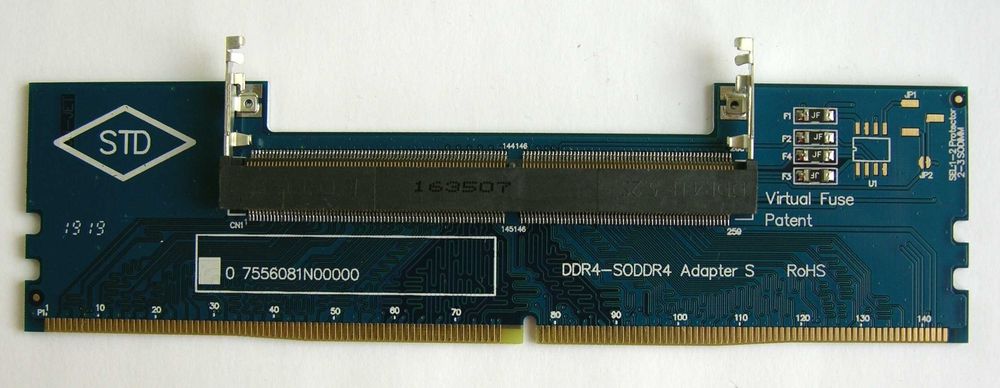 Перехідник SODIMM-DIMM для па’мяті DDR4