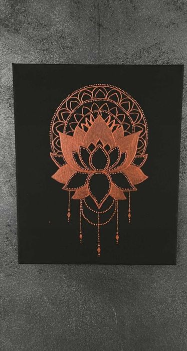 Mandala Lotosu obraz na płótnie