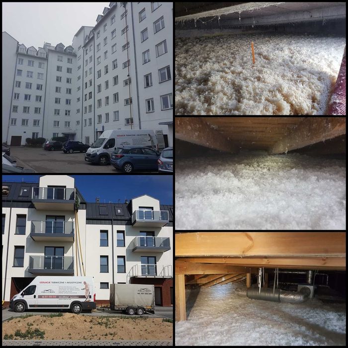 Wełna mineralna Ursa Pure Floc wdmuchiwana Celuloza Czyste powietrze