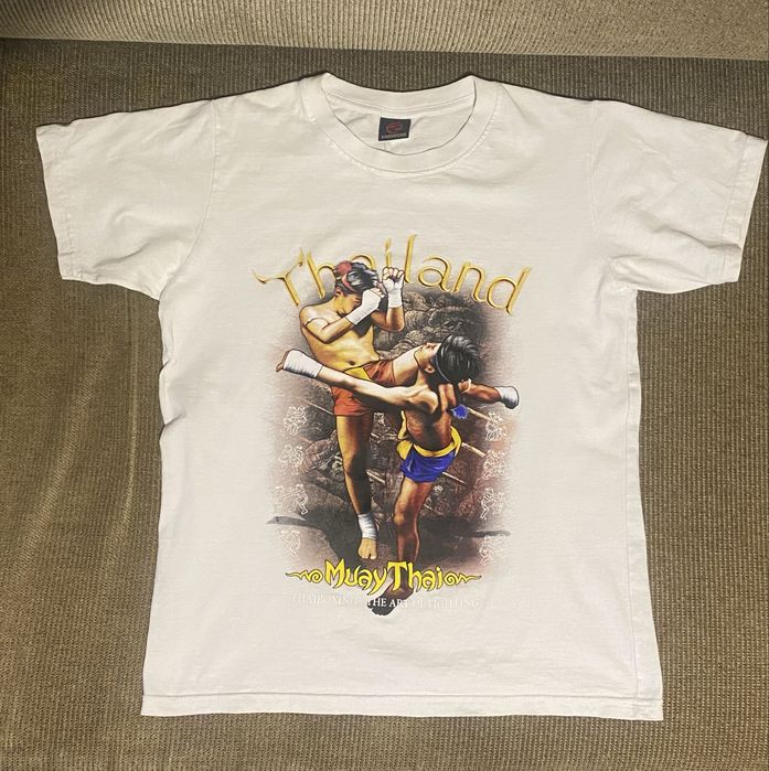 Футболка Muay Thai , Оригинал, винтаж 90- х