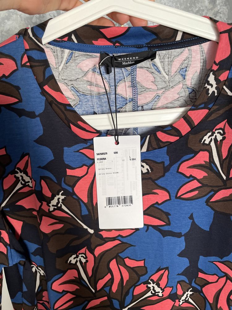 Weekend Max Mara sukienka damska L 40 Fedora 100% bawełna