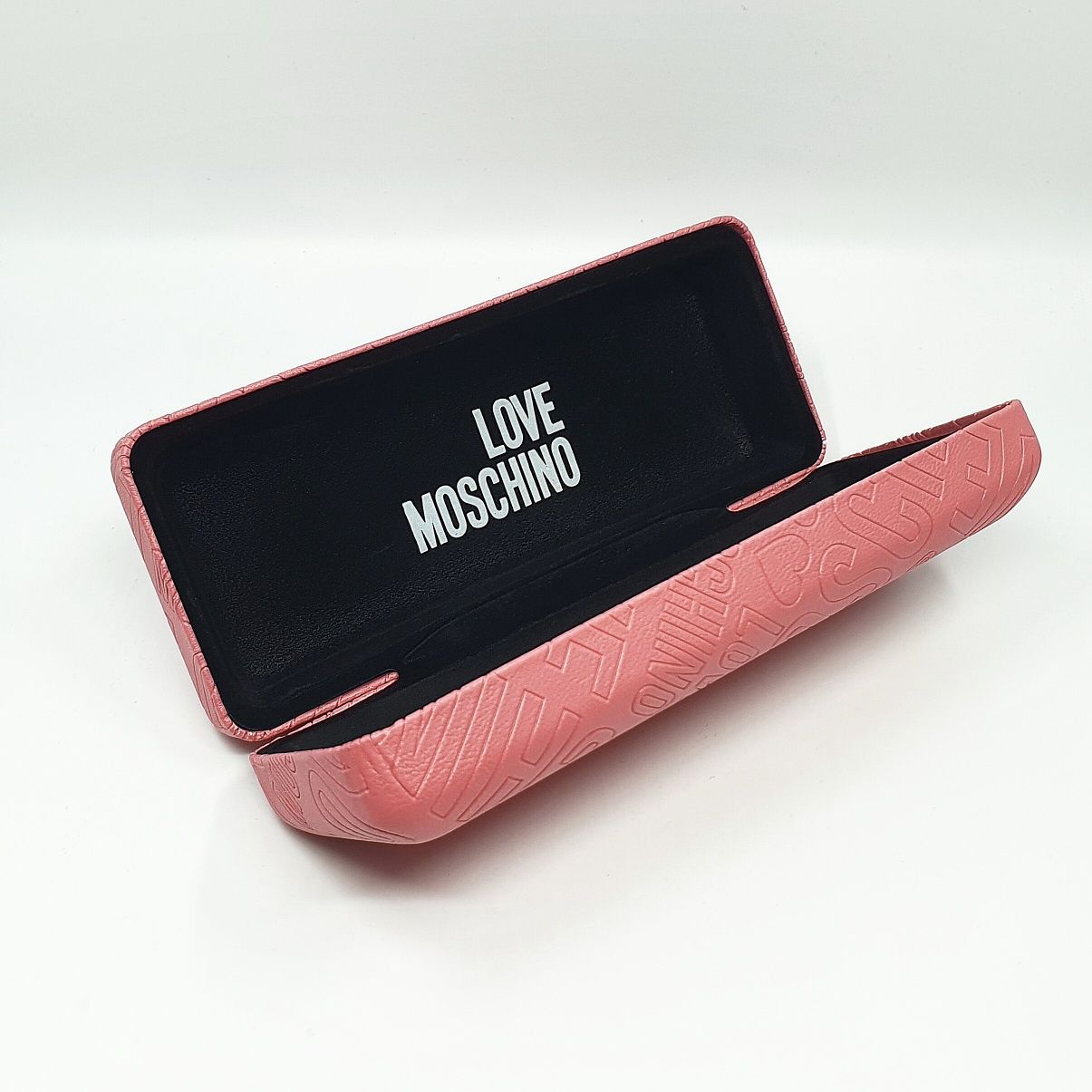 Etui na okulary różowe Love Moschino