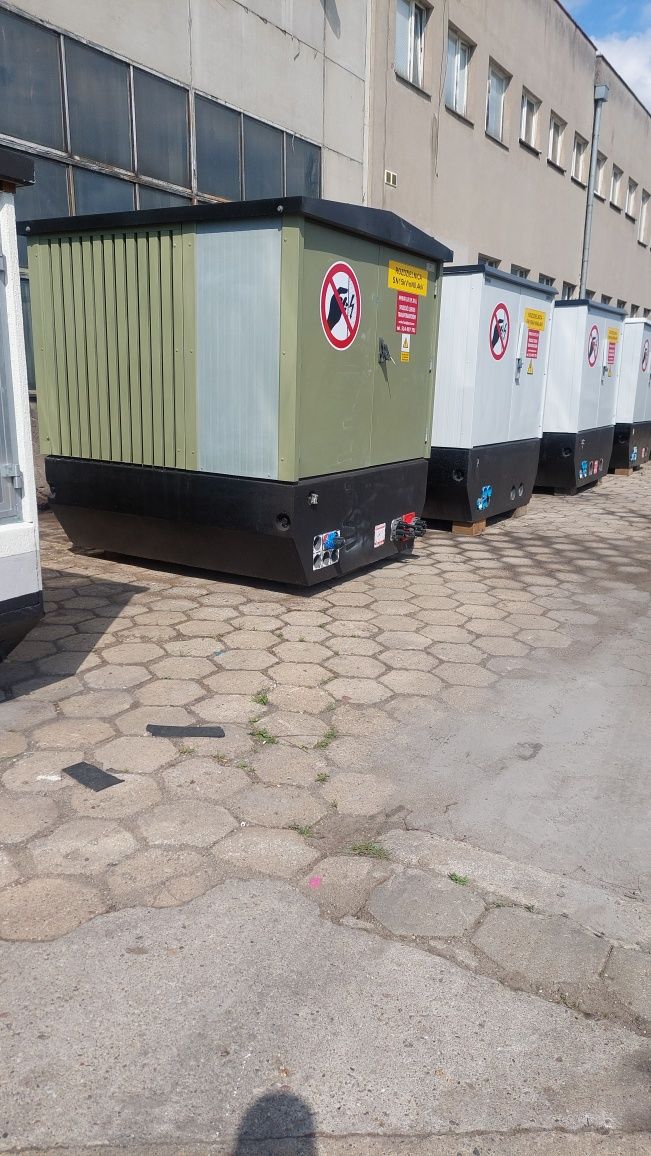 Wynajem stacji transformatorowych z transformatorem od 63 do 3500 kVA