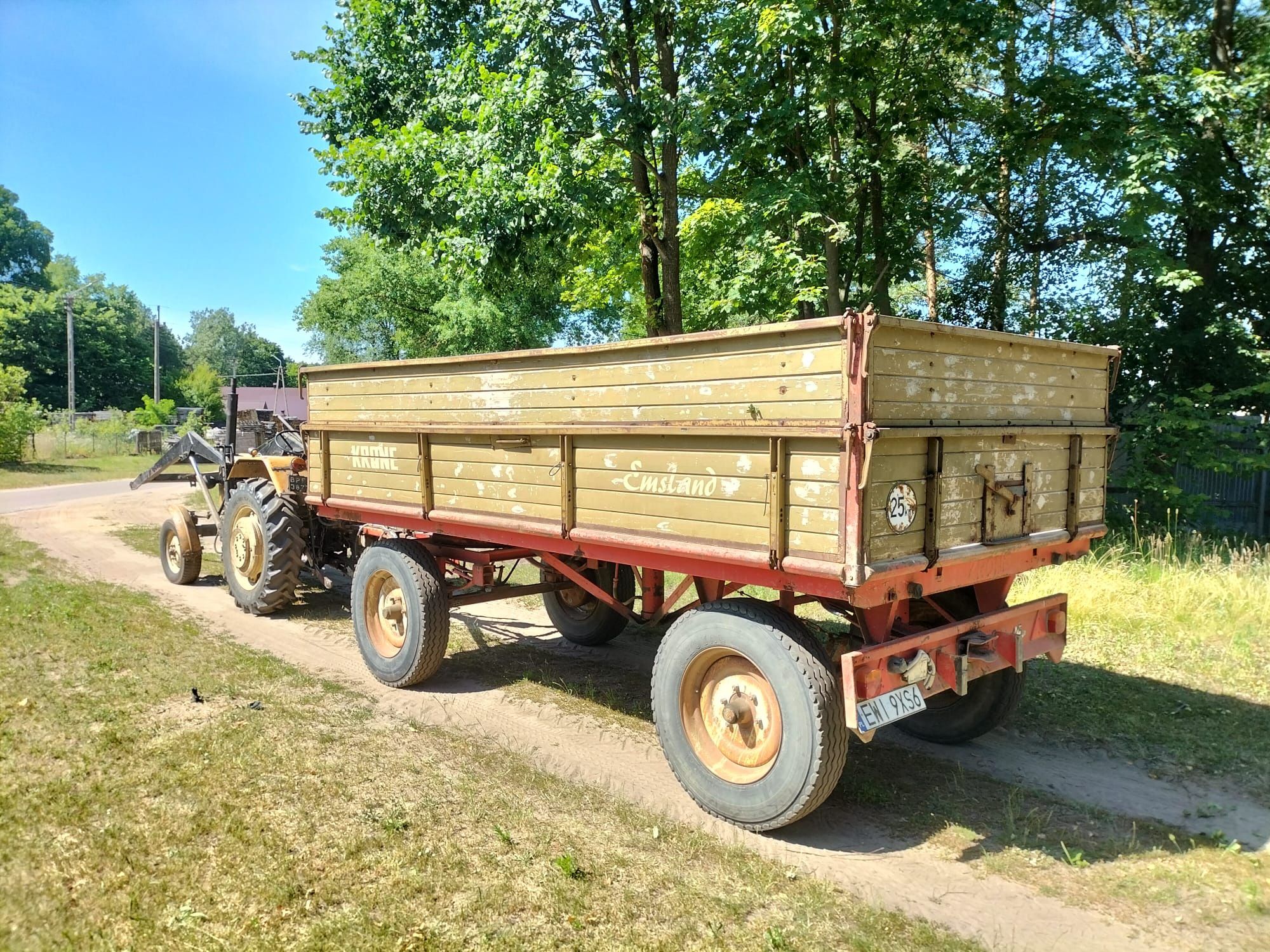Przyczepa Krone Emsland 8T całkowitej