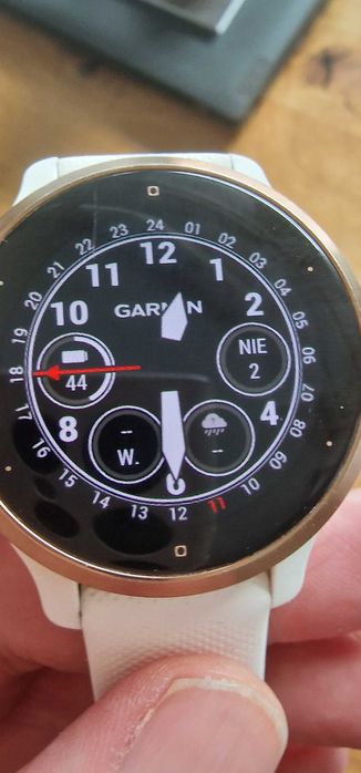 Smartwatch Garmin Venu 2S, złoty + gratis folia na ekran.